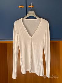 Cardigan bianco da donna (taglia S)