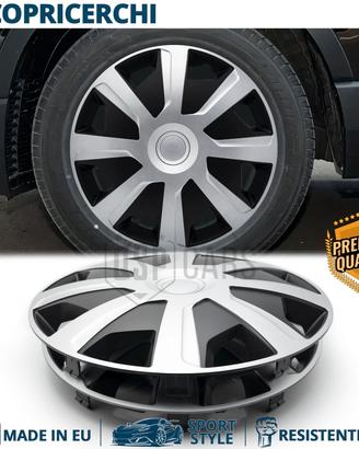 Copricerchi per Renault Master Coppette Silver Ner