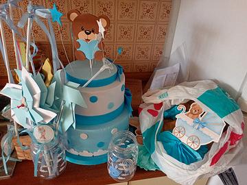 addobbi battesimo maschio 