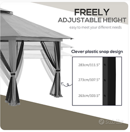 Classic Fold 4x4 - gazebo pieghevole