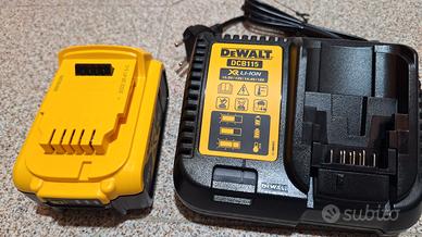 Batteria + caricabatteria dewalt