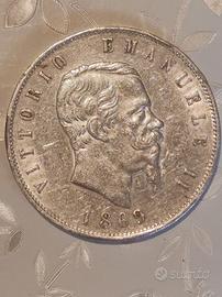 5 lire d' argento d. 3.5 q869