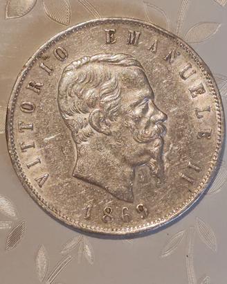 5 lire d' argento d. 3.5 q869