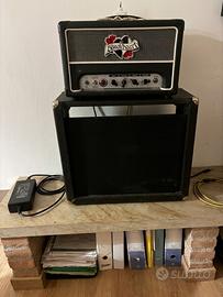 Amplificatore testata valvolare per chitarra