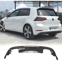 DIFFUSORE VOLKSWAGEN VW GOLF 7.5 17-20 LOOK R NERO