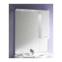 Specchiera jess in legno bianco lucido