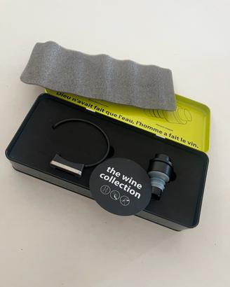 Set accessori vino Termometro tappo sottovuoto New