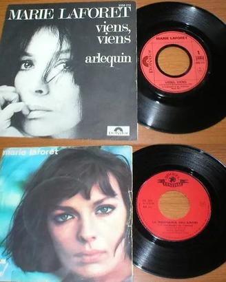 Stock 2 dischi 45 giri vinile - Marie Laforet