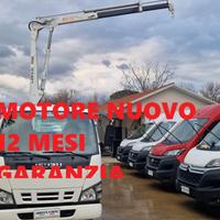 Nissan cabstar 35 cassone e gru 3.0 mjt 150 cv