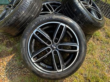 Set 4 cerchi in lega 17” bicolor Mini con gomme