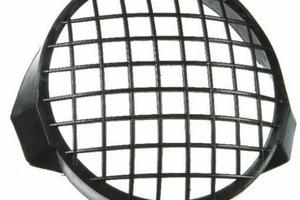 Griglia faro anteriore nera Piaggio Vespa PX