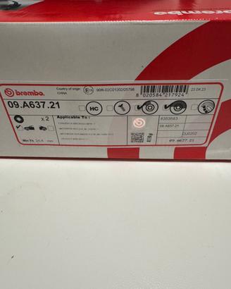 Dischi freno Brembo 09.A637.21 nuovi