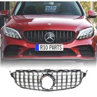 GRIGLIA MERCEDES W205 14-18 AMG GT NERO LUCIDO CRO