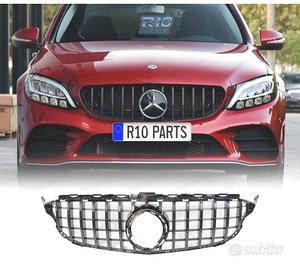 GRIGLIA MERCEDES W205 14-18 AMG GT NERO LUCIDO CRO