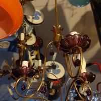 lampadario vintage +aplik