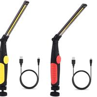 2 Torce a led da lavoro pieghevole ricaricabile