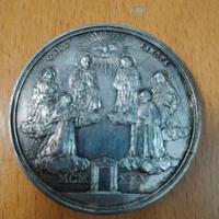 Medaglia in argento papale Pio XI