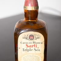 rara bottiglia Curacao Bianco Sarti fine anni 40