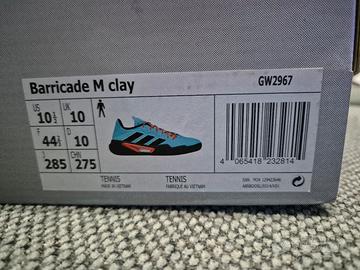 Scarpe da tennis Adidas Barricade M Clay 44 2/3