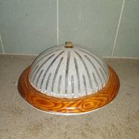 Plafoniera con legno