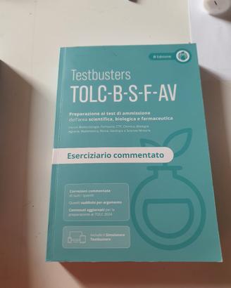 Manuale + Eserciziario Testbusters TolcB-S-F-Av