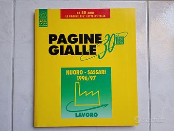 Pagine Gialle Lavoro Nuoro Sassari 1996/97