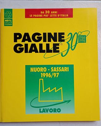 Pagine Gialle Lavoro Nuoro Sassari 1996/97