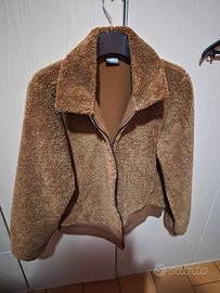 giacca pelo marrone