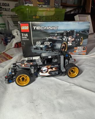Lego Technic 42046 “pull back” hot rod