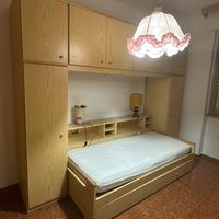 Cameretta banbini ragazzi in legno rovere