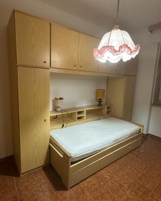 Cameretta banbini ragazzi in legno rovere