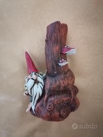 porta candela statuina gnomo Paolo Chiari Firenze 