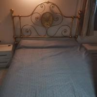  letto in ferro battutto in oro