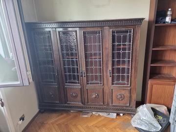Armadio Vetrina Neorinascimento primi 900