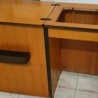 Mobiletto per macchina da cucire Singer 15M anni 