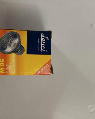 SET 5 Lampadina Alogena GU10 dicroica 50W