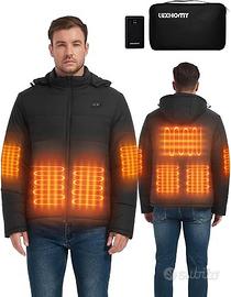 LUXHOMY Giacca uomo riscaldato impermeabile size M