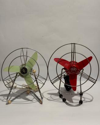 Lotto ventilatori vintage da tavolo anni 60/70 BJM