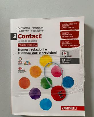 Libro scolastico “Contaci 3” NUOVO