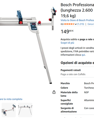 Bosch GTA2600 - Supporto Troncatrice - anche altre