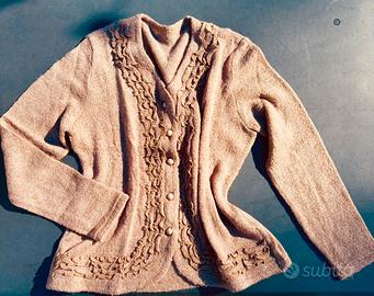 Gilet elegante marrone tortora