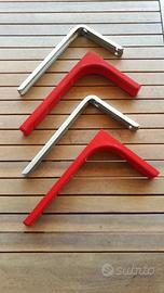 Staffe per mensola rosse