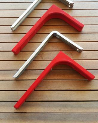 Staffe per mensola rosse