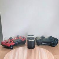 Controller ps4 e base di ricarica