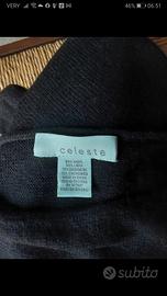 Poncho in cashemere e lana. 