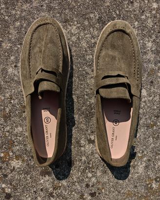 Scarpe espadrillas verde caki Oliver Grant 