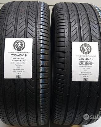 2 gomme 235 45 19 continental a45511
