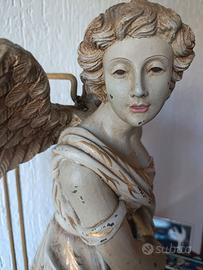 Statua angelo con piedistallo
