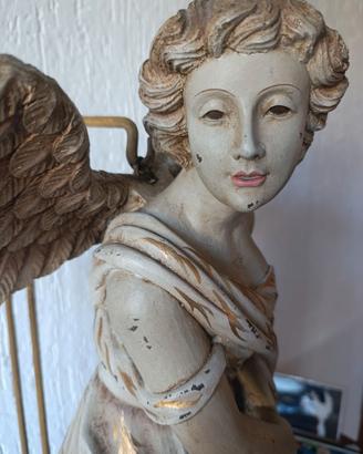 Statua angelo con piedistallo