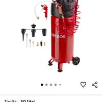 compressore 50 litri 10 bar